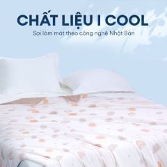 Chăn hè mát lạnh I Cool NM8041 - Mền lạnh ICool Advance NIN House hoa văn NM8041