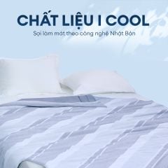 Chăn hè mát lạnh I Cool NM8039 - Mền lạnh ICool Advance NIN House hoa văn NM839