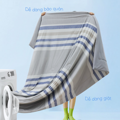 Chăn hè mát lạnh I Cool NM8035 - Mền lạnh ICool Advance NIN House hoa văn NM8035