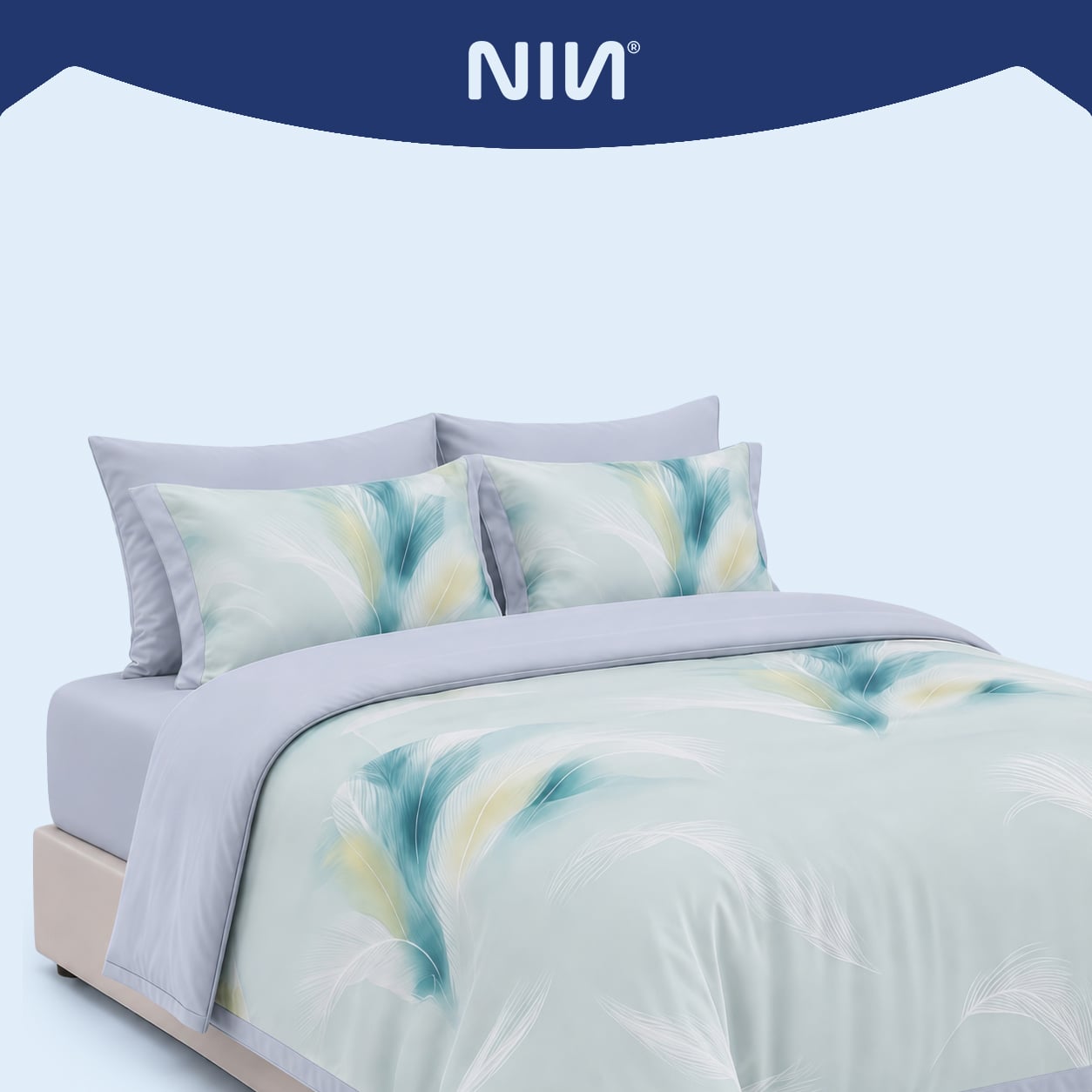 NP8916 - Bộ chăn ga gối Tencel NIN Pristine NP8916