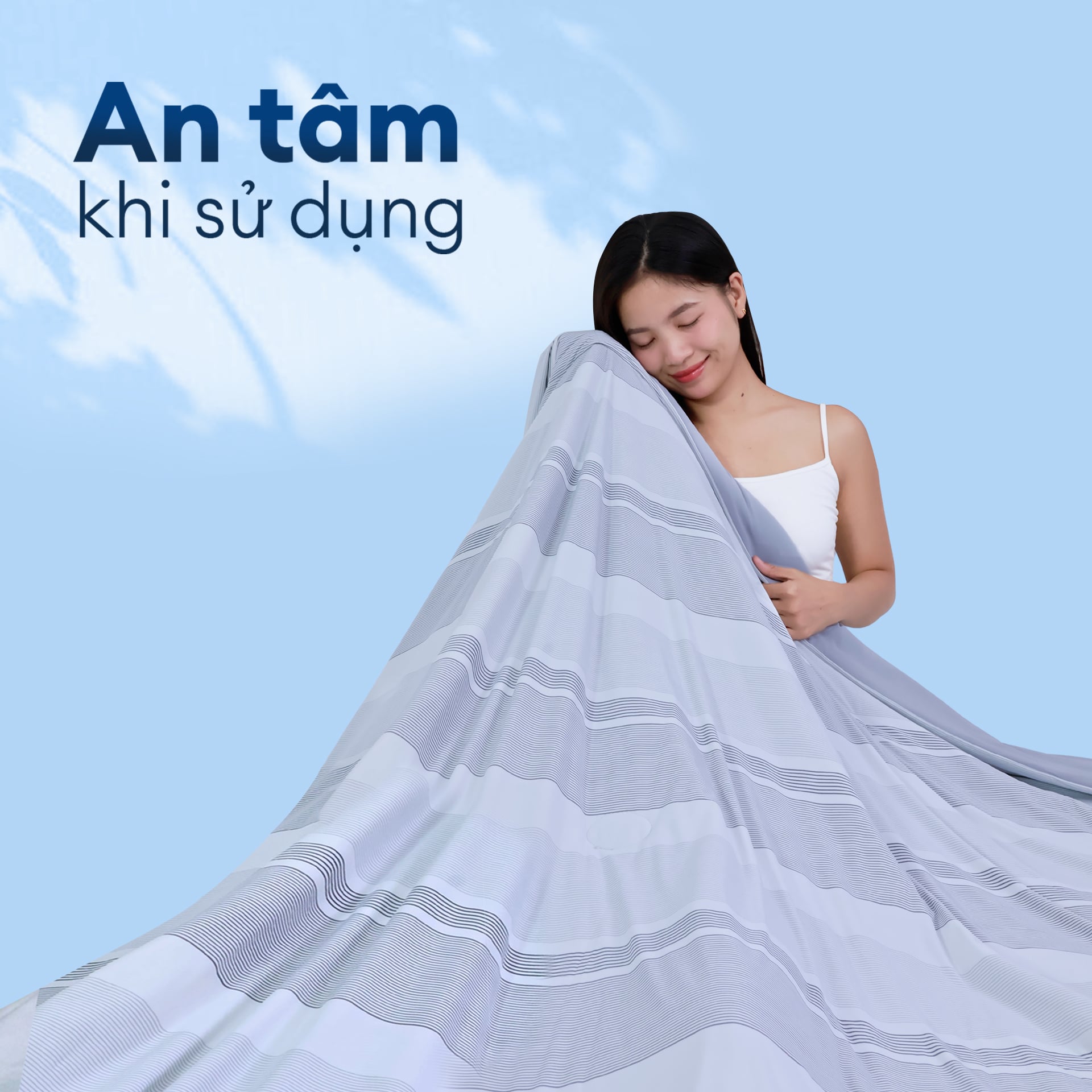 Chăn hè mát lạnh I Cool NM8039 - Mền lạnh ICool Advance NIN House hoa văn NM839