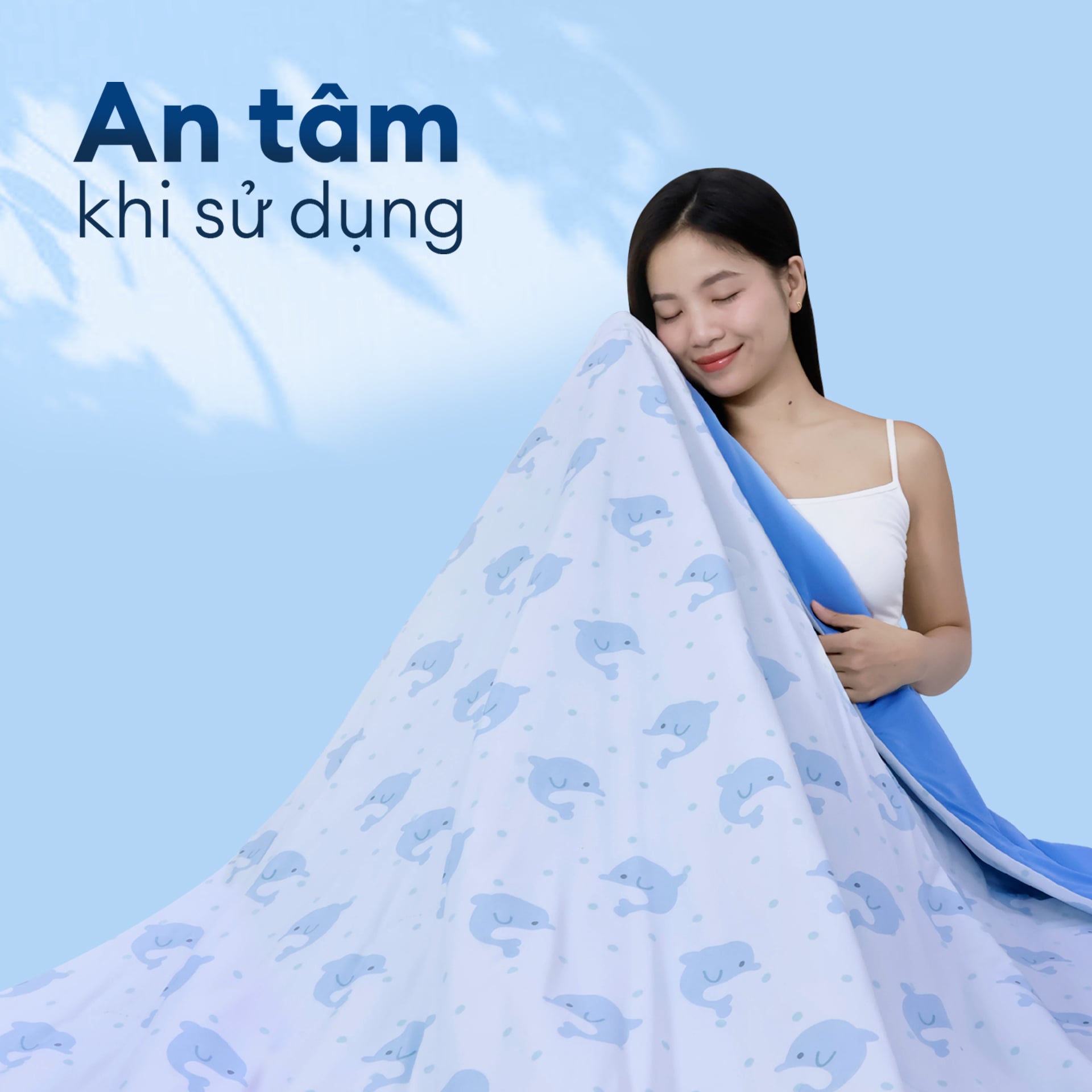 Chăn hè mát lạnh I Cool NM8040 - Mền lạnh ICool Advance NIN House hoa văn NM8040