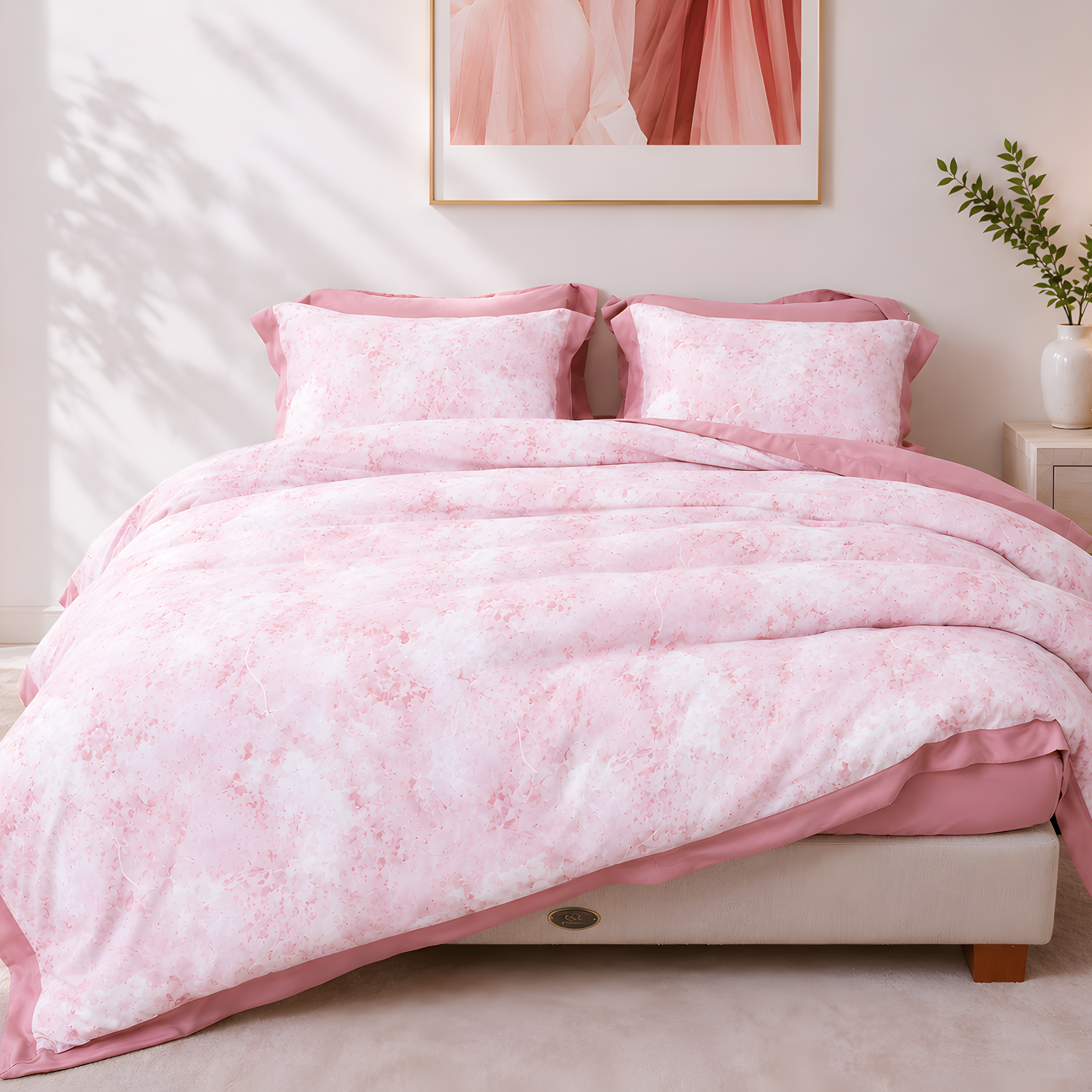 NP8917 - Bộ chăn ga gối Tencel NIN Pristine NP8917