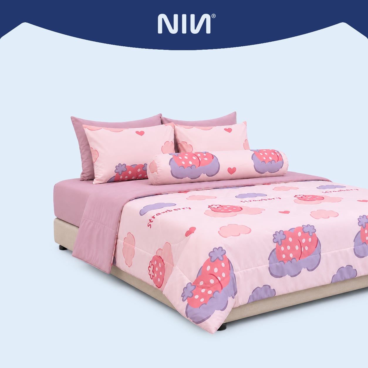 ST200058 - Bộ chăn ga gối Microfiber STEFANI