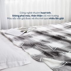 Mền tuyết hoa văn NIN màu CLASSIC GREY