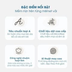 Mền tuyết hoa văn NIN màu SWEET BEAR