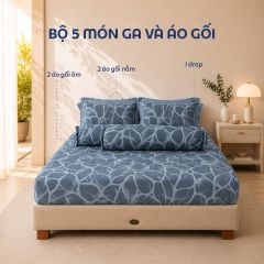 NP8920 - Bộ chăn ga gối Tencel NIN Pristine NP8920