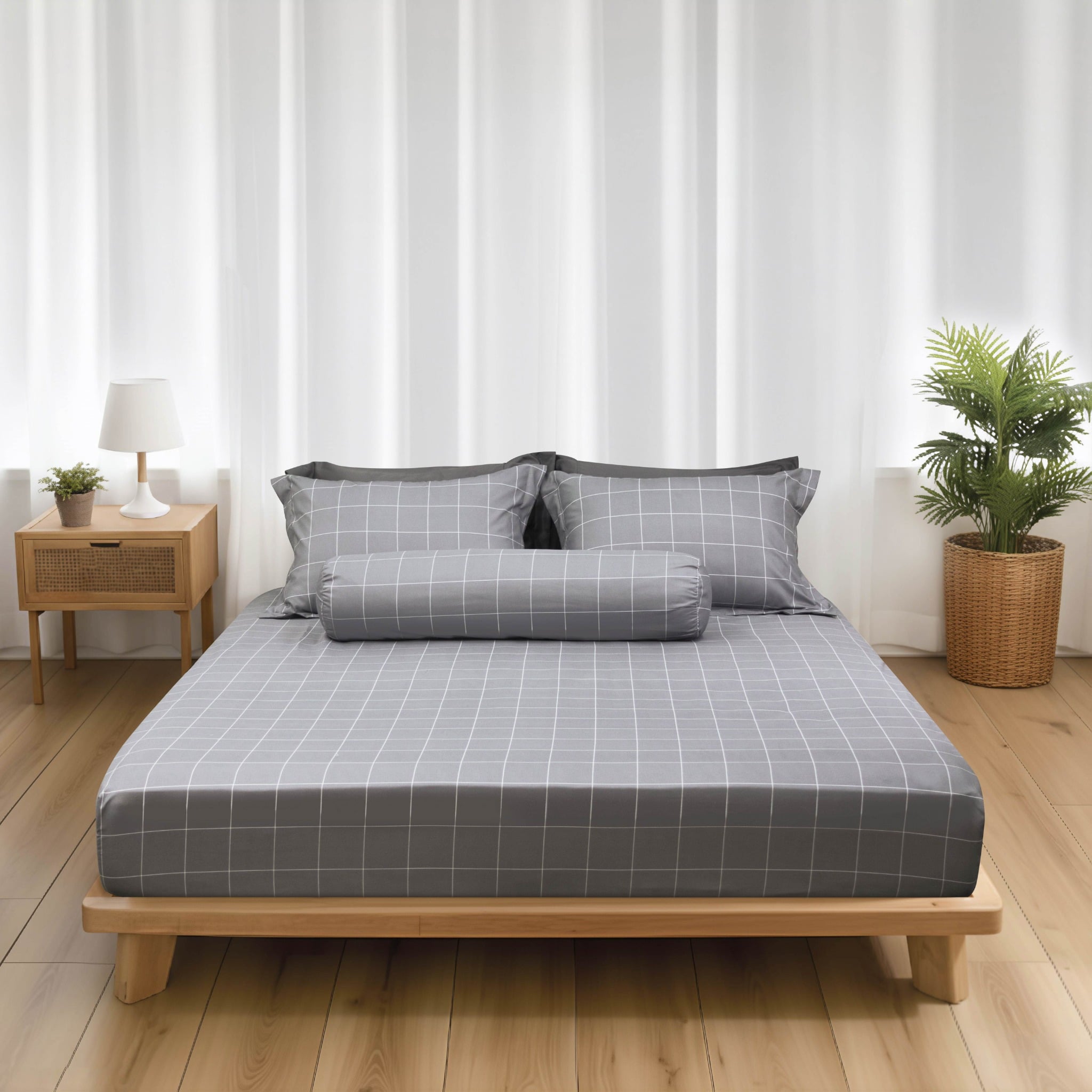 CT220047 - Bộ chăn ga gối Microfiber NIN Calisto