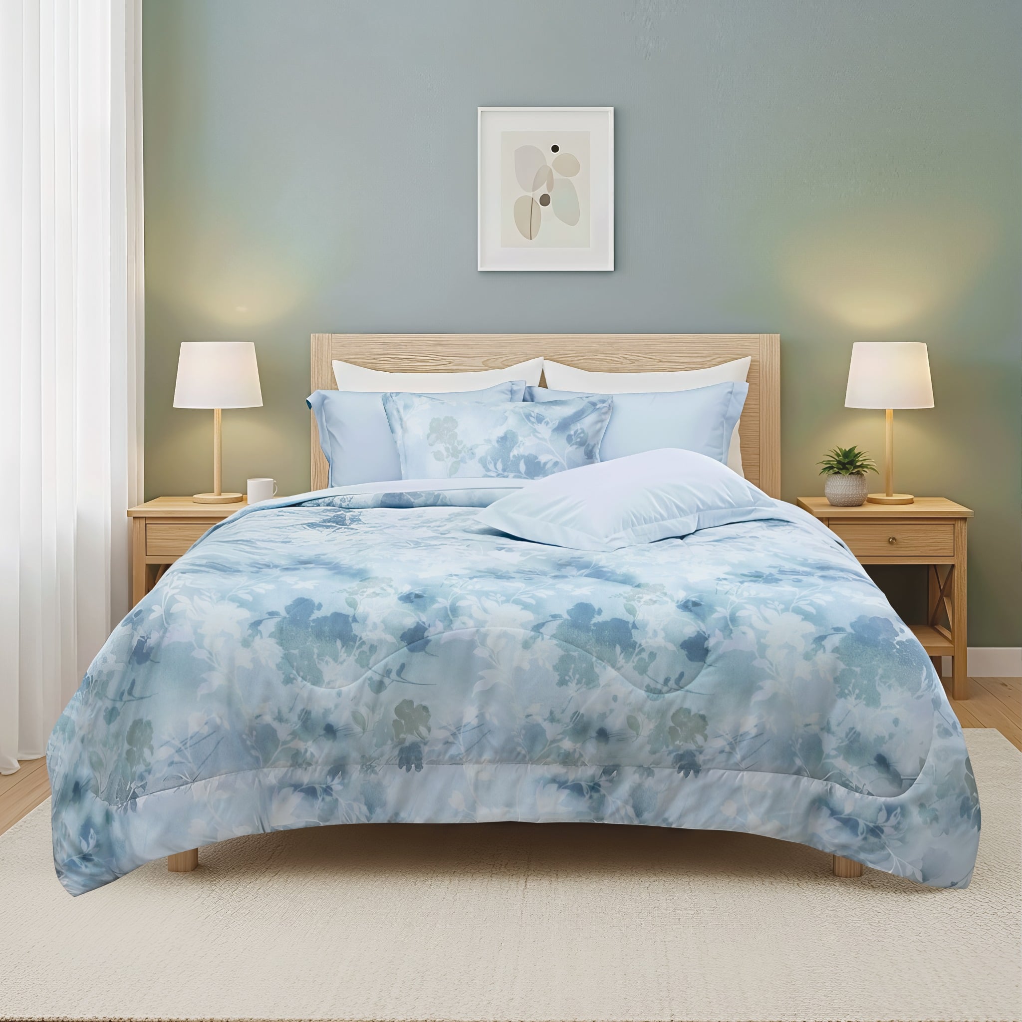 CT220048 - Bộ chăn ga gối Microfiber NIN Calisto