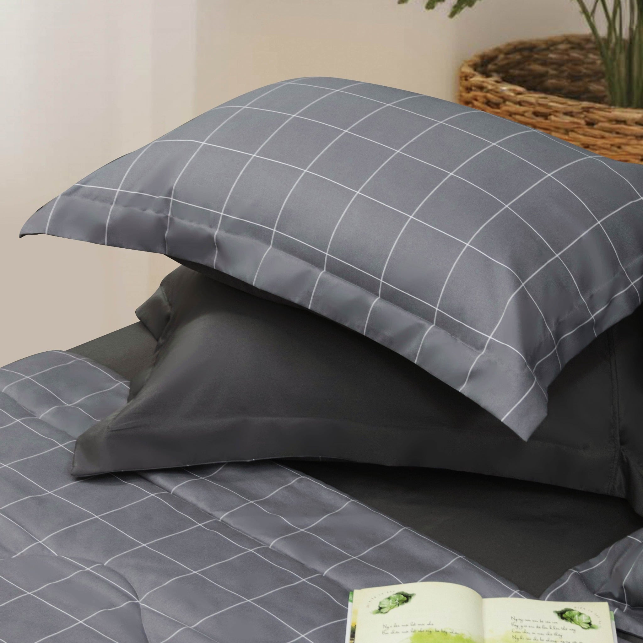 CT220047 - Bộ chăn ga gối Microfiber NIN Calisto