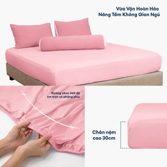 Blush Pink - Bộ chăn ga gối NIN Cool Plus