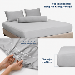 Mist Grey - Bộ chăn ga gối NIN Cool Plus