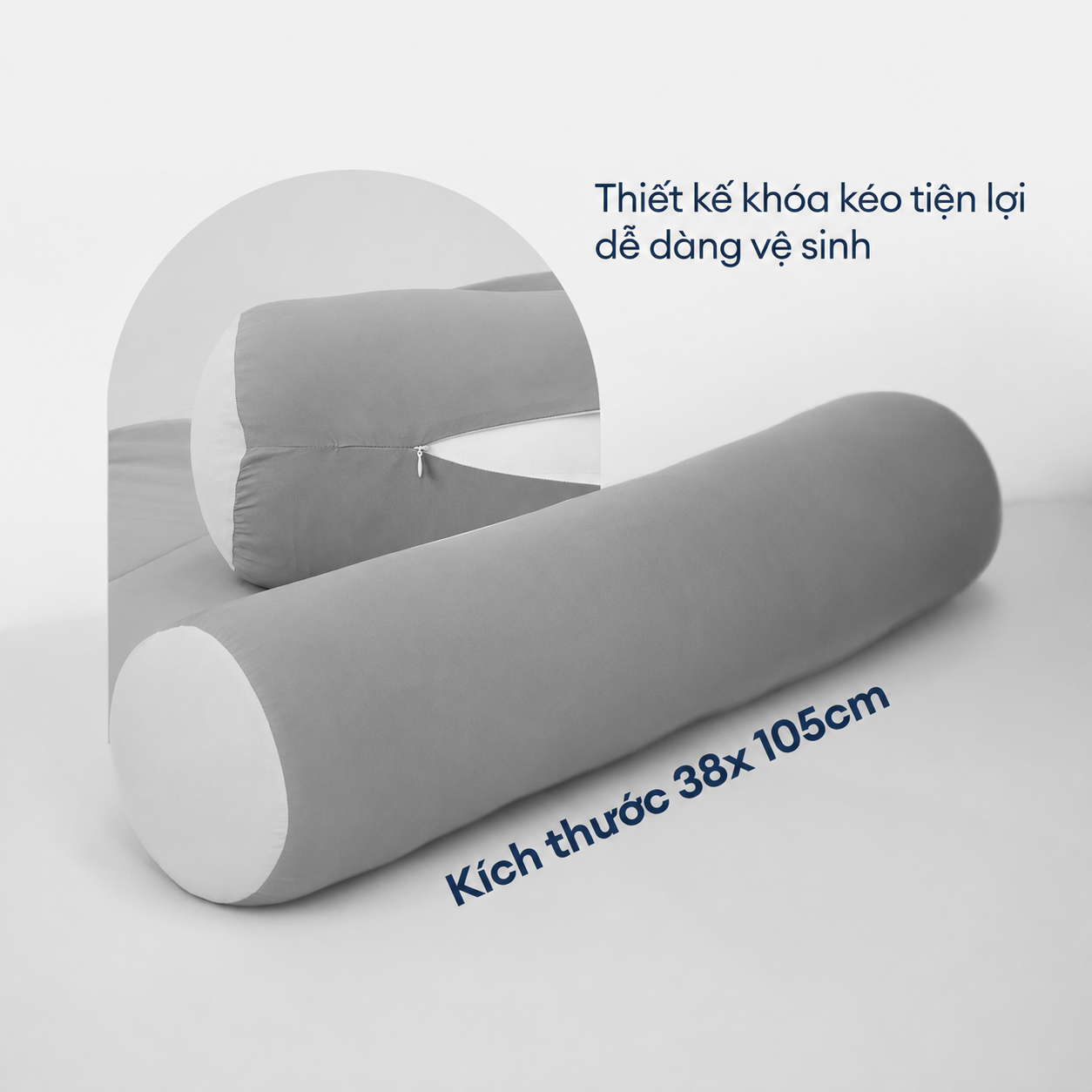Mist Grey - Bộ chăn ga gối NIN Cool Plus