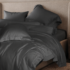 Bộ chăn ga gối Tencel NIN Florence Slate Gray