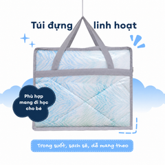 Sea waves - Bộ 5 món gấp gọn tiện lợi cho bé đi học Viscose cao cấp