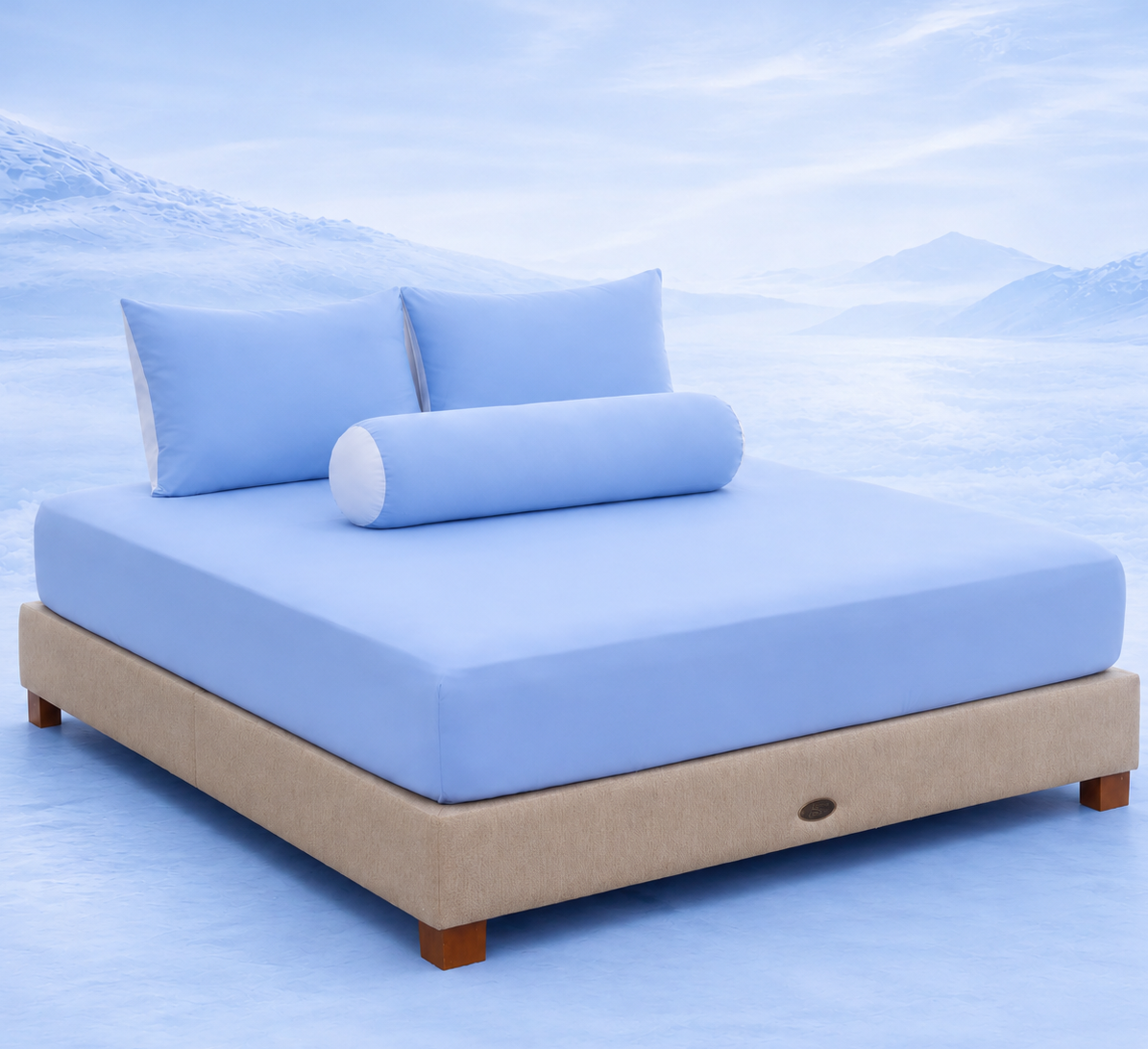 Sky Blue - Bộ chăn ga gối NIN Cool Plus