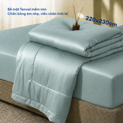 Bộ chăn ga gối Tencel NIN Florence Calm Mist