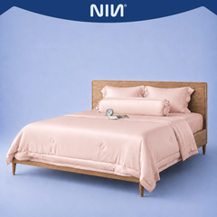 Bộ chăn ga gối Tencel NIN Florence Pink Sand