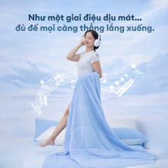 SKY BLUE - Bộ chăn ga gối NIN Cool Plus