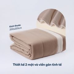 Warm Grey - Bộ chăn ga gối NIN Cool Plus