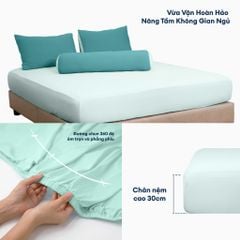Fresh Green - Bộ chăn ga gối NIN Cool Plus