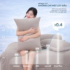 Warm Grey - Bộ chăn ga gối NIN Cool Plus