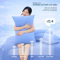 SKY BLUE - Bộ chăn ga gối NIN Cool Plus