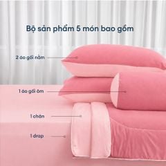 Blush Pink - Bộ chăn ga gối NIN Cool Plus
