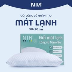 Gối lông vũ nhân tạo mát lạnh Cool Plus NIN House