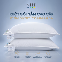 Ruột gối nằm cao cấp NIN House 50x70cm gòn microfiber