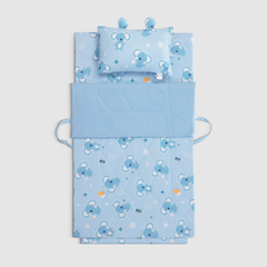 NM8042 - Bộ 5 món gấp gọn tiện lợi cho bé đi học Cooling Fabric cao cấp