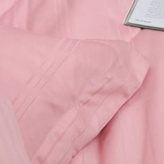 C190711 - Bộ chăn ga gối Microfiber NIN CLASSIC màu Hồng Pastel