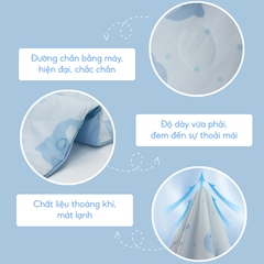 Chăn hè mát lạnh I Cool NM8028 - Mền lạnh ICool Advance NIN House hoa văn NM8028