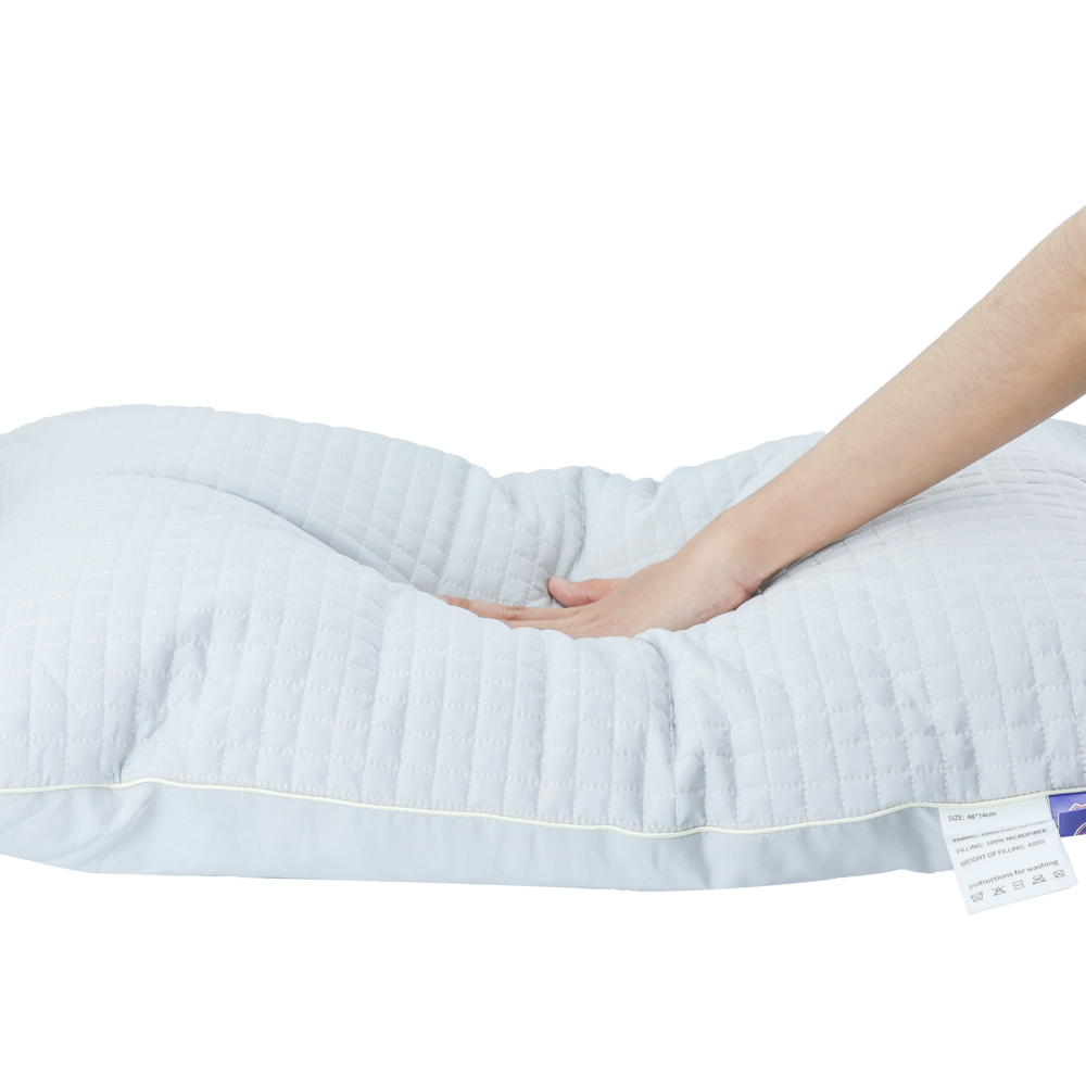 Gối chần bông Cloudy NIN House - Cotton Quilted Pilllow cho người năm thấp