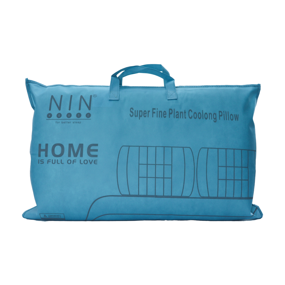 Gối thư giãn Super Fine Plant Coolong NIN House 48x74cm thảo dược, chăm sóc vai gáy cổ