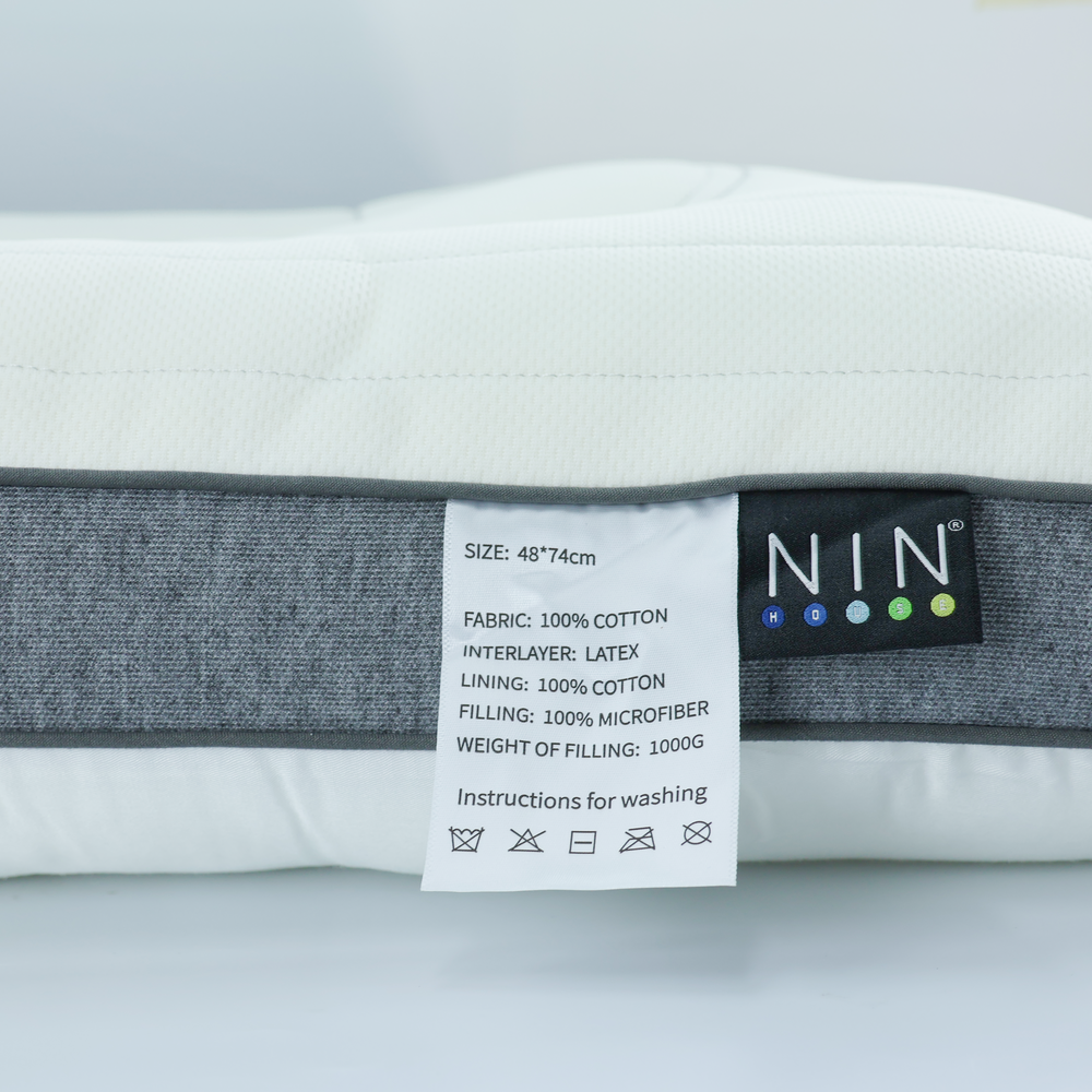 Gối chức năng Functional Natural Latex Pillow NIN House chăm sóc vai gáy cổ