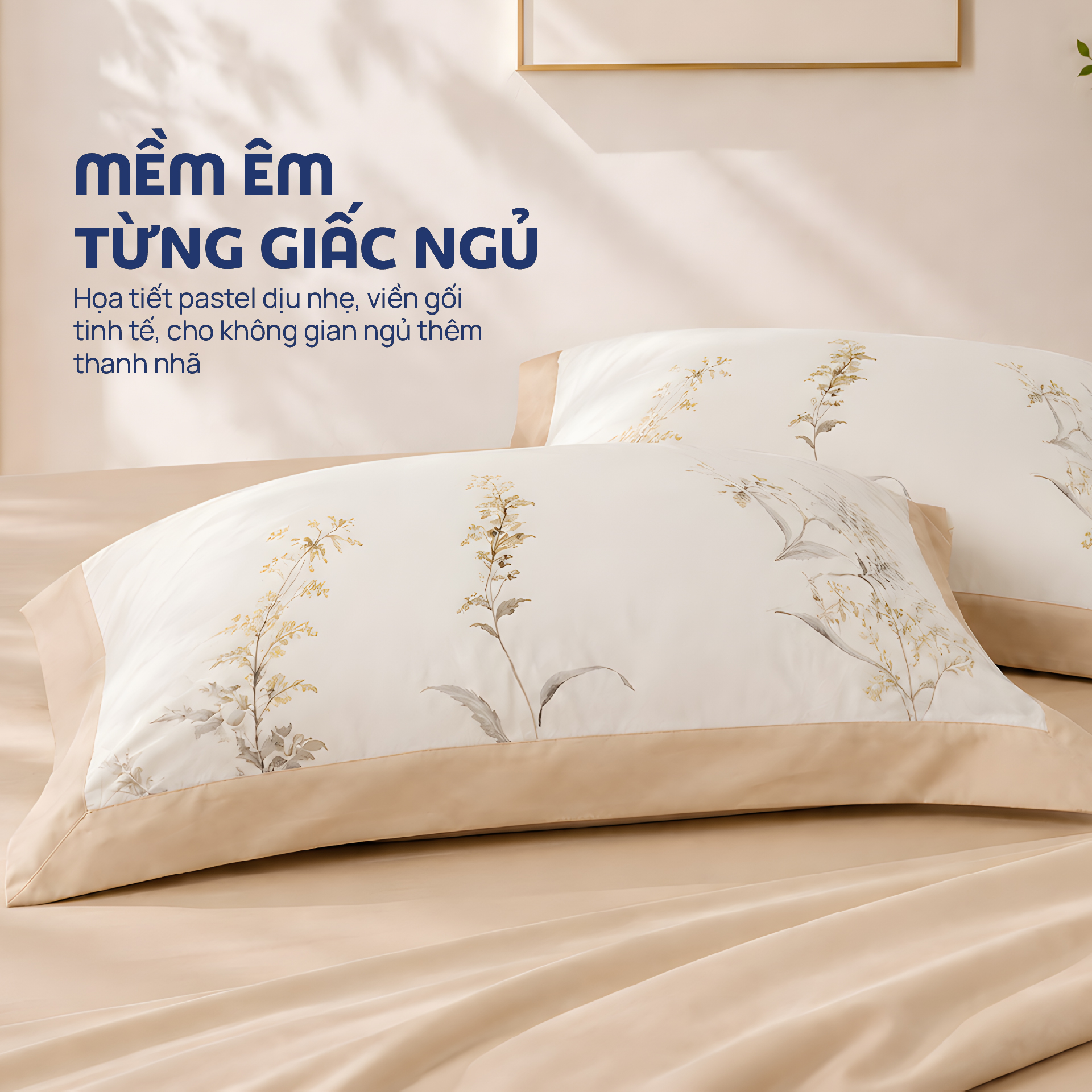 NP8923 - Bộ chăn ga gối Tencel NIN Pristine NP8923
