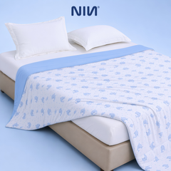 Chăn hè mát lạnh I Cool NM8040 - Mền lạnh ICool Advance NIN House hoa văn NM8040