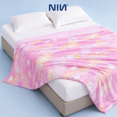 Chăn hè mát lạnh I Cool NM8044 - Mền lạnh ICool Advance NIN House hoa văn NM8044
