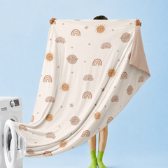 NM8041 - Bộ 5 món gấp gọn tiện lợi cho bé đi học Cooling Fabric cao cấp