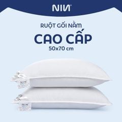Ruột gối nằm cao cấp NIN House 50x70cm gòn microfiber