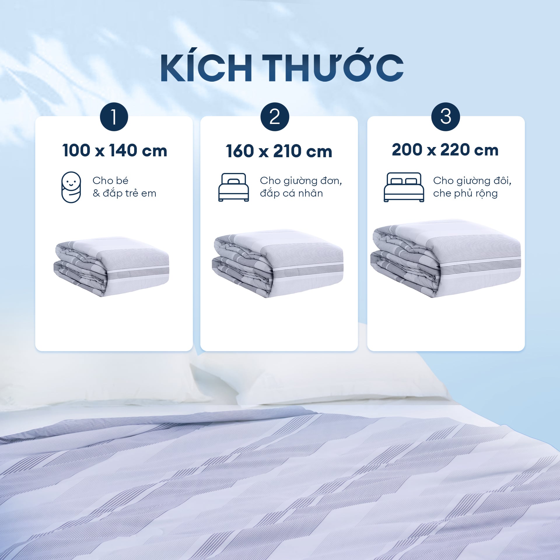 Chăn hè mát lạnh I Cool NM8039 - Mền lạnh ICool Advance NIN House hoa văn NM839