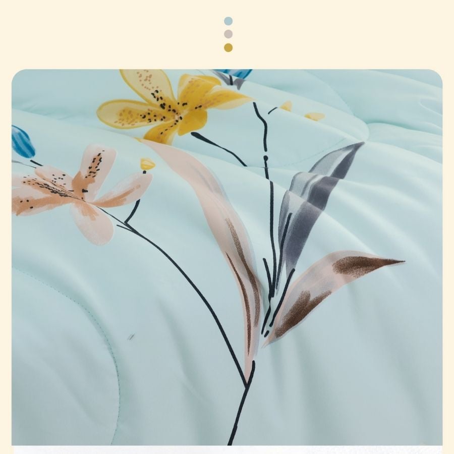 ST200052 - Bộ chăn ga gối Microfiber STEFANI