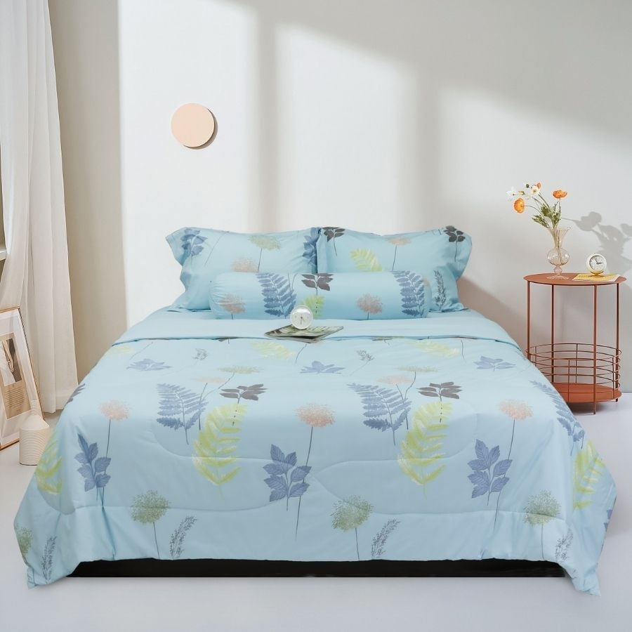 ST200051 - Bộ chăn ga gối Microfiber STEFANI