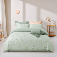 ST200056 - Bộ chăn ga gối Microfiber STEFANI