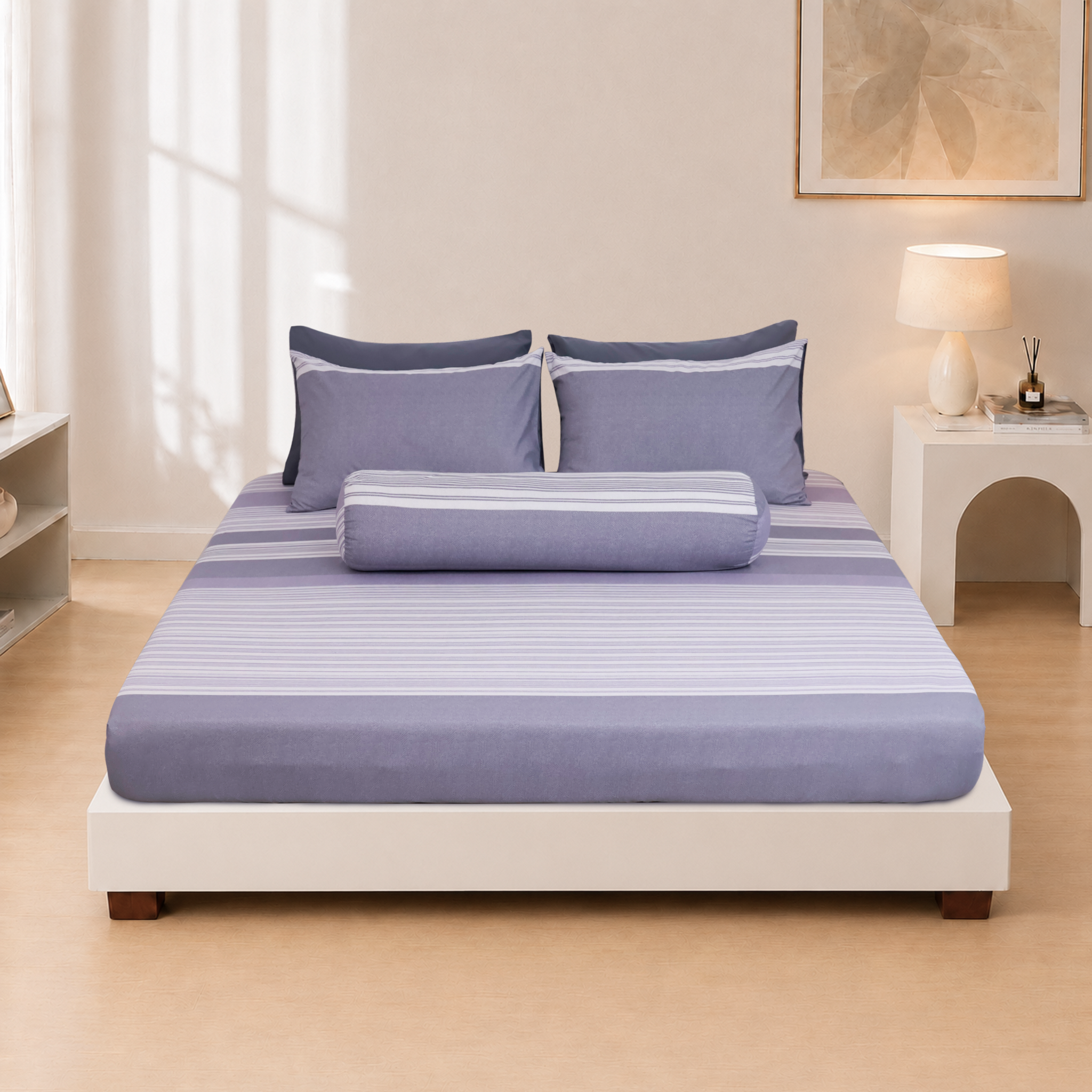 ST200055 - Bộ chăn ga gối Microfiber STEFANI