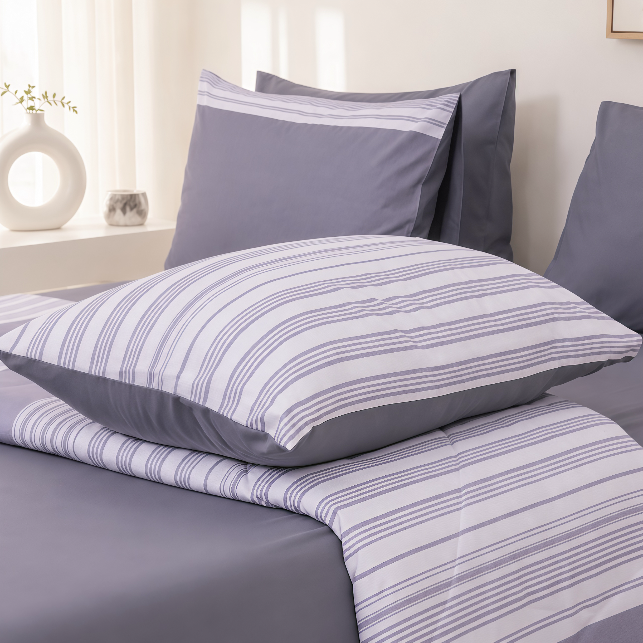 ST200055 - Bộ chăn ga gối Microfiber STEFANI