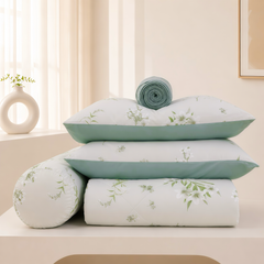 ST200056 - Bộ chăn ga gối Microfiber STEFANI