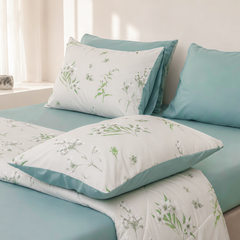 ST200056 - Bộ chăn ga gối Microfiber STEFANI