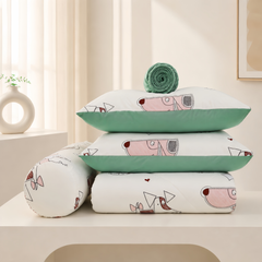 ST200057- Bộ chăn ga gối Microfiber STEFANI